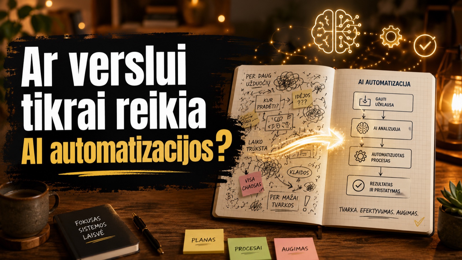 Ar verslui tikrai reikia AI automatizacijos?